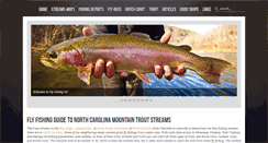 Desktop Screenshot of flyfishingnc.com